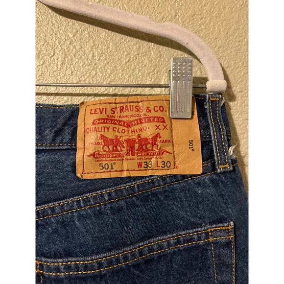 Levi’s 501 men’s jeans 33 x 30 - Picture 6 of 8